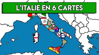 6 CARTES SUR L'ITALIE