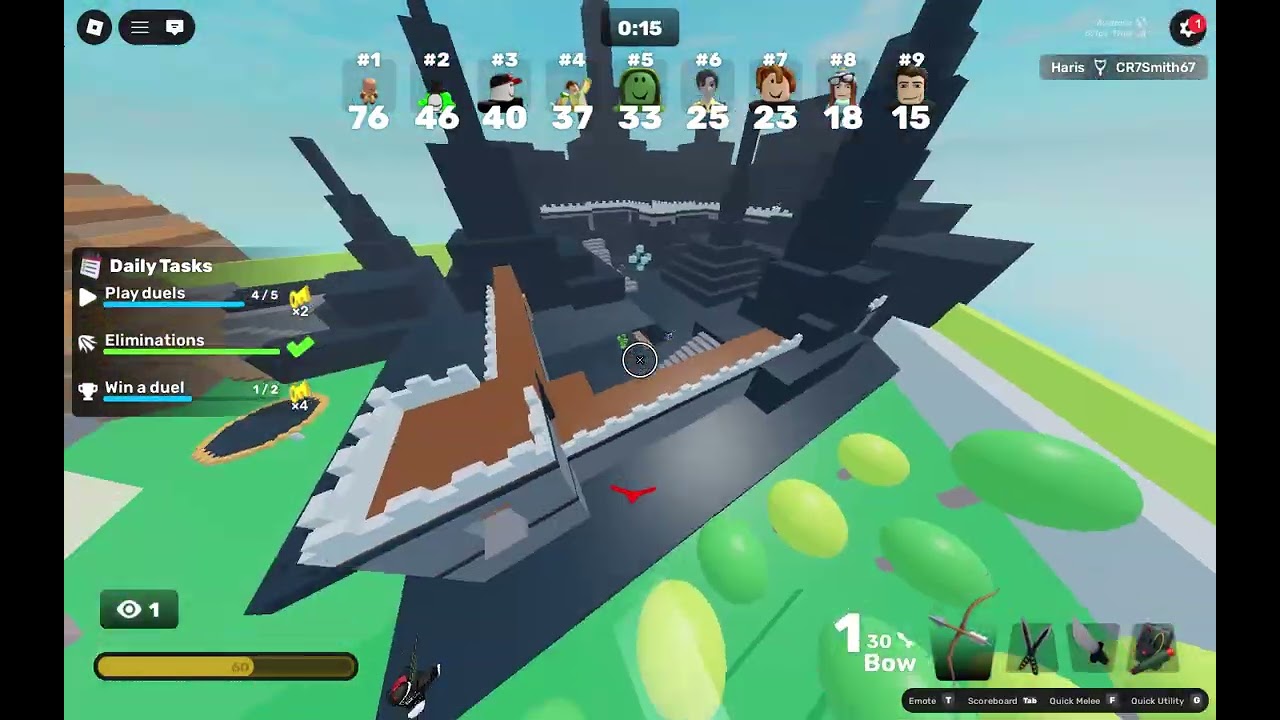 I tried KNIFE ONLY in Roblox Rivals!