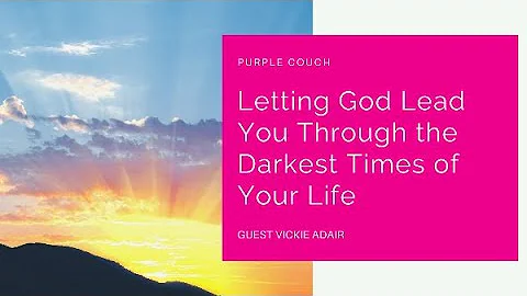 Purple Couch Vickie Adair