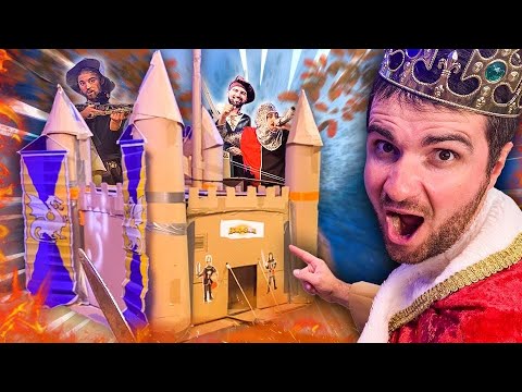 FORTERESSE EN CARTON CHALLENGE (Qui résistera le plus longtemps ?)