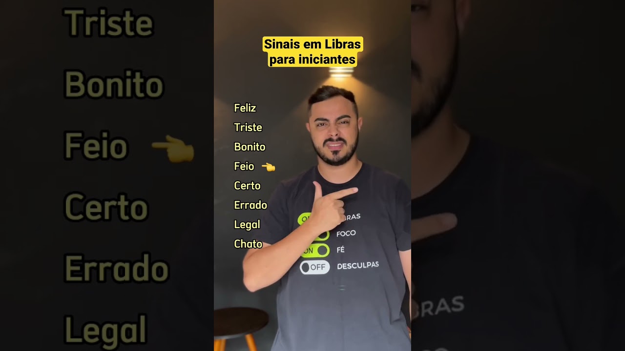Sinais Importantes para Iniciantes em Libras | Língua de Sinais | #libras #línguadesinais #aprenda