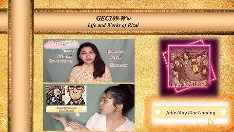 GEC109 Life and Works of Rizal Final Exam