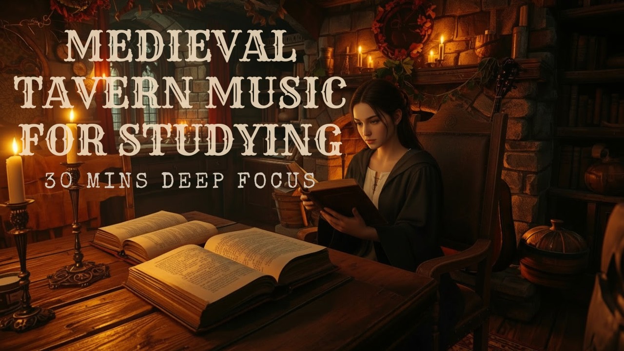 Medieval Tavern Music for Studying - 30 mins Deep Focus