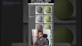 "What's the difference? 🤔 Cosmos Browser vs Material Library in 3ds Max. Explained! #3dsMaxTutorial"