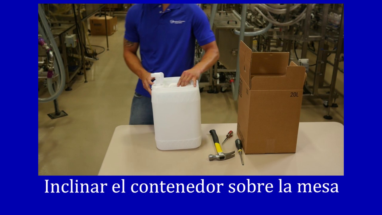 How to open and dispense from a 20 liter (Spanish translation) YouTube
