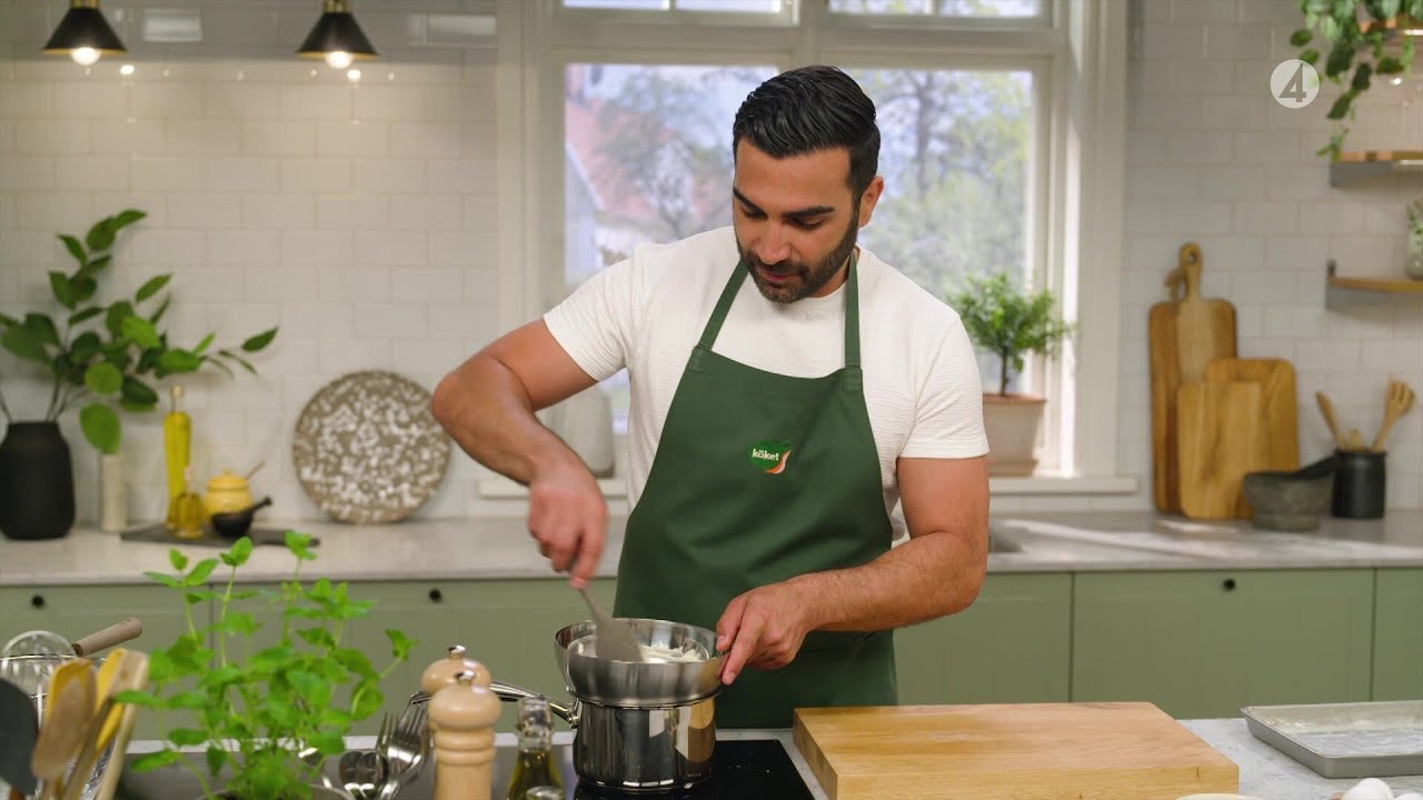 Rabarberkaka med vit choklad - Köket