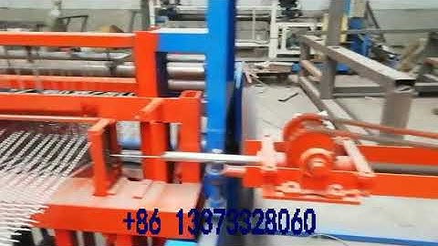 2-6mm fully automatic crimped wire mesh weaving machine