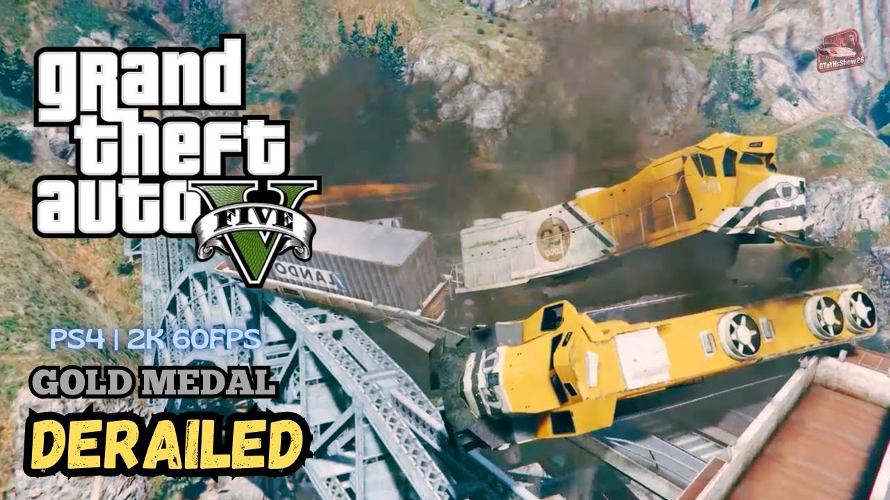 Derailed Mission GTA 5 – Train Crash & High-Speed Action