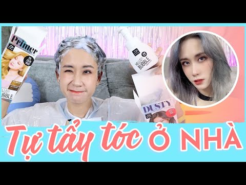 TỰ TẨY TÓC, NHUỘM TÓC TẠI NHÀ | LẦN NÀY CÓ THÀNH CÔNG? BLEACHING MY HAIR AT HOME | HƯƠNG WITCH | nhuom toc do