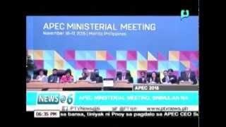 News@6: APEC Ministerial Meeting, sinimulan na || Nov. 16, 2015