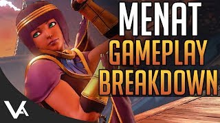 SFV - Menat Gameplay Breakdown! Move List & V-System Analysis For Street Fighter 5