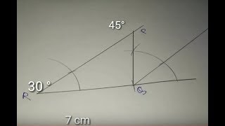 Construction of triangle when two angle and one opposite side is given