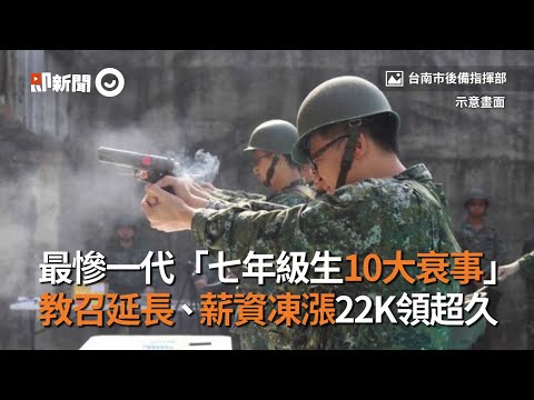 最慘一代「七年級生10大衰事」　教召延長、薪資凍漲22K領超久