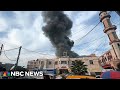 Airstrike on rafah gaza caught on camera by sky news team