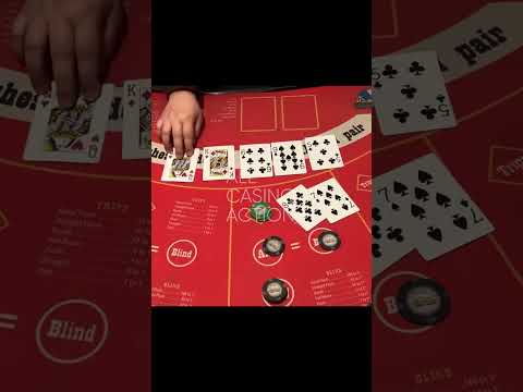 I MADE A CRAZY MOVE AND FLOPPED THE NUTS!! ULTIMATE TEXAS HOLD'EM!! #shorts