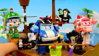 A Sailor Went To Sea│Listen Repeatedly│POLI Toy Car Song│Robocar POLI - Nursery Rhymes