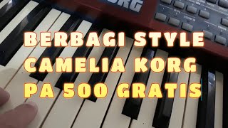 BERBAGI STYLE CAMELIA KORG PA500 GRATIS