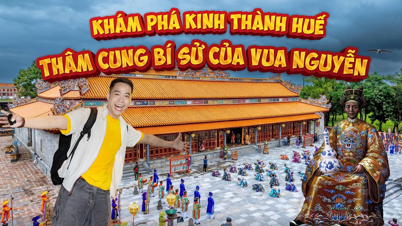 Khám Phá Đại Nội Huế, choáng với cung điện Dát Vàng, bí mật động trời vua nhà Nguyễn, du lịch Huế