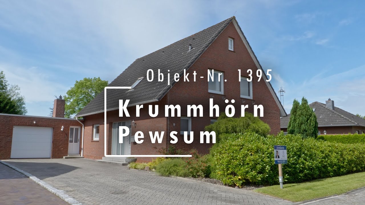 Verkauft°°°Objekt 1395: Krummhörn, Pewsum !Gepflegtes Einfamilienhaus mit Garage