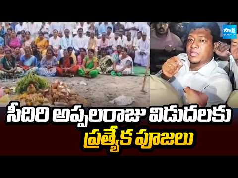 సీదిరి అప్పలరాజు విడుదలకు ప్రత్యేక పూజలు | Seediri Appalaraju | Special Prayers | Sakshi TV - SAKSHITV