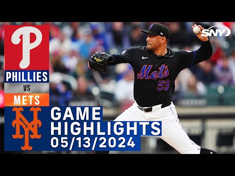 Mets vs Phillies (5/13/2024) | NY Mets Highlights | SNY