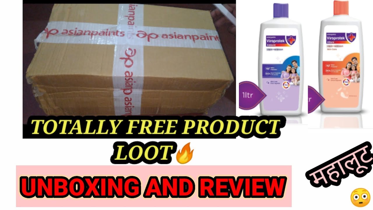 Asian Paints Free Products Unboxing || FKM 100% Cashback dhamaka Offer Loot || free shopping offer