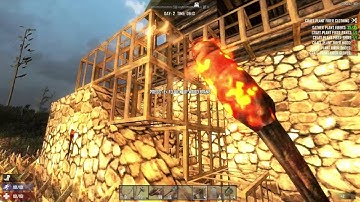 7 Days to Die Insane! Difficulty Feral Zombies Always Run Season 1 Ep  2 Defense