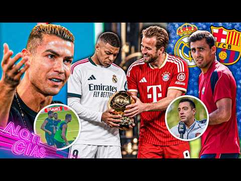 Is Mbappe drifting away from the Ballon d'Or? | CR7 can't believe it! | Xavi was key | Rodri and ...