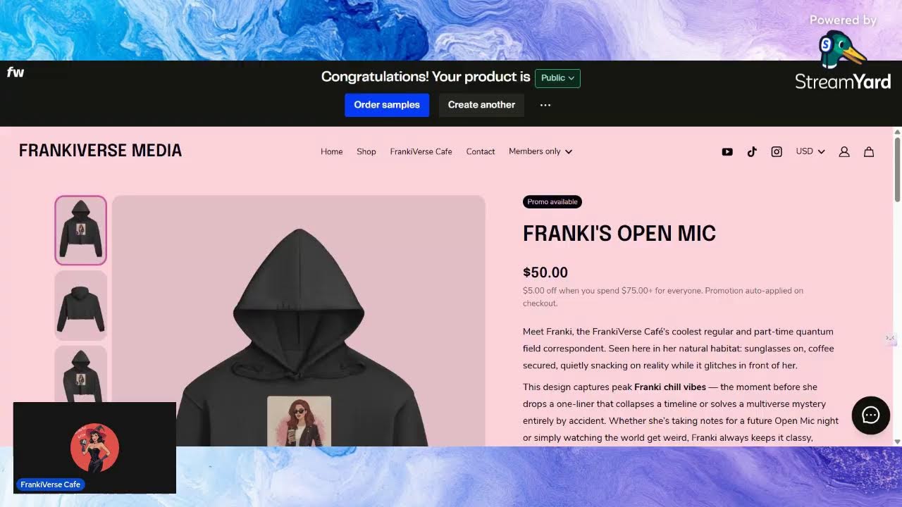 FrankiVerse Cafe: Black Friday Edition