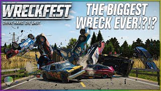 картинка: САМАЯ БОЛЬШАЯ АВАРИЯ В ИСТОРИИ!?!? [Farmlands, этап 1] | Wreckfest