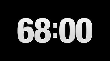 Countdown timer 1 hour and 8 minutes || 68 minutes