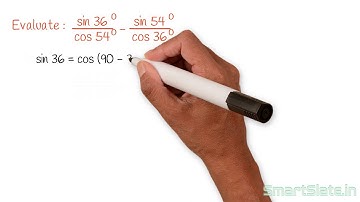 Solving Problems IV -  Trigonometric ratios of complementary angles