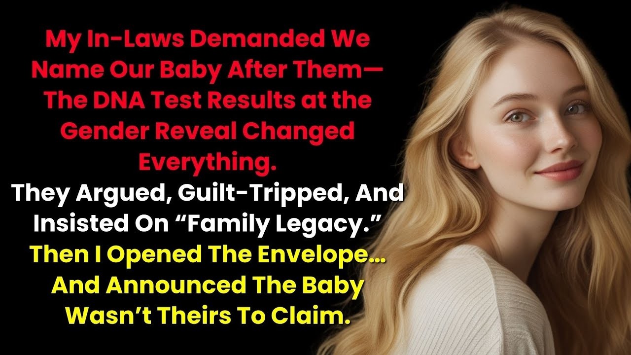 My In Laws Demanded We Name Our Baby After Them—The DNA Test Results at the Gender Reveal Changed