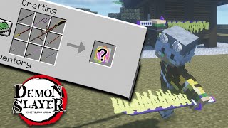 How To Craft Secret Swords - Minecraft Demon Slayer Mod screenshot 4