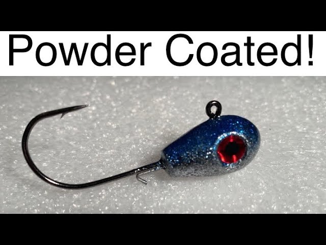 Powder Coating DIY Detroit River Walleye Jigs, Part 2 Custom Fishing Jigs 