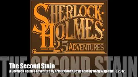 THE SECOND STAIN full audiobook A Sherlock Holmes Adventure Greatest Audiobooks