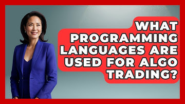 What Programming Languages Are Used For Algo Trading? - Stock and Options Playbook