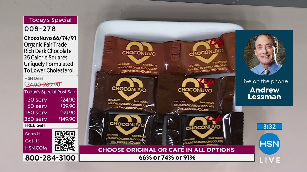 ChocoNuvo Dark Chocolate 30 Servings - YouTube