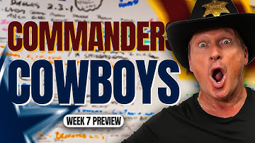 Commanders vs Cowboys Week 7 | Gruden’s Preview