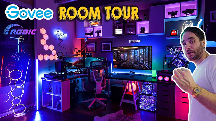 My Govee RGBIC Setup (2023) | My Room Tour & DEAL$