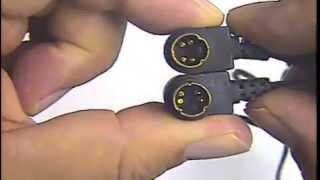 S-Video Cable with Right Angle Connectors - Version C