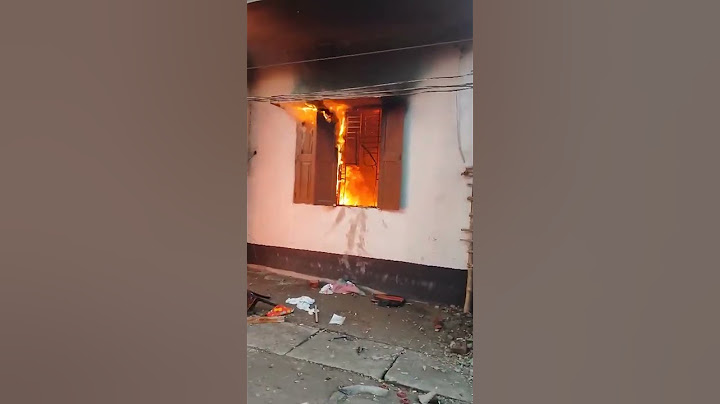 পুলিশের থানার পাশেই আওয়ামী লীগ নেতার বাড়িতে বাড়িতে #হামলা করে #বিএনপি