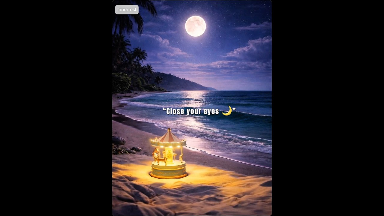 Moonlit Waves 🌕🌊 | Night Sea Sounds for Deep Sleep 