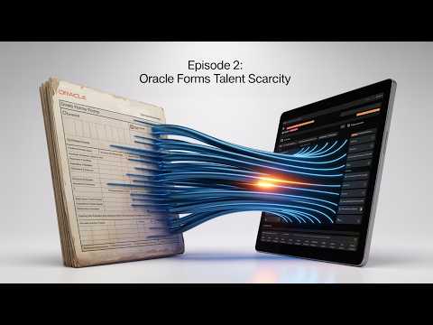 Episode 2 - Oracle Forms Talent Scarcity: The Silent Accelerator Behind Modernization