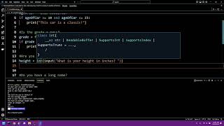CS230: The If Statement