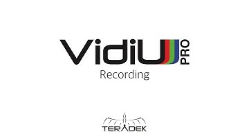 VidiU Pro - Recording