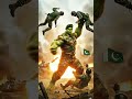 Hulk ki deshbhakti 🪖 #shorts #ai #hulk #army #india #trending