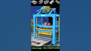 price concrete block making machine QTJ4-40 for block molds test suitable for home business #build