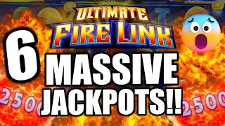 MASSIVE WINNING ON FIRE LINK! 6 JACKPOTS BACK TO BACK! OVER $13,000 High Limit Slot Play