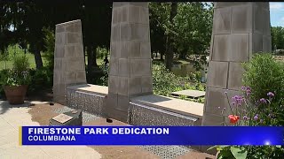 Ceremony honors Firestone family for dedication to park